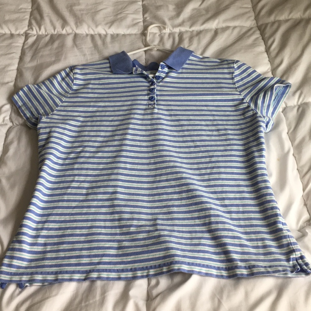 Oversized collared tee shirt